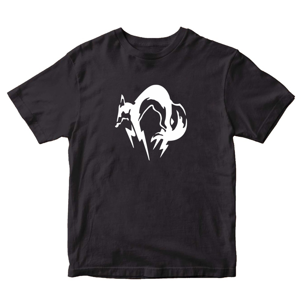 Metal Gear Solid White Logo - short sleeve